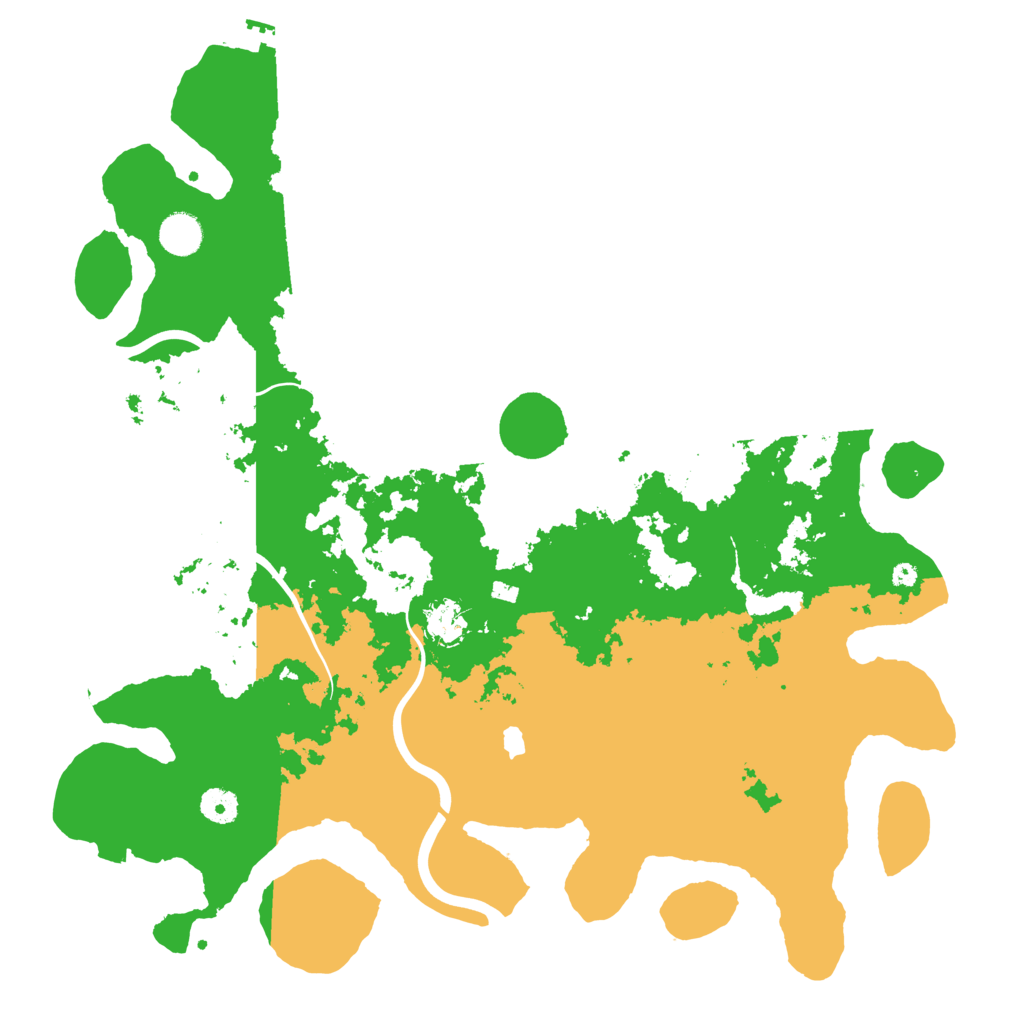 Biome Rust Map: Procedural Map, Size: 4200, Seed: 4745206