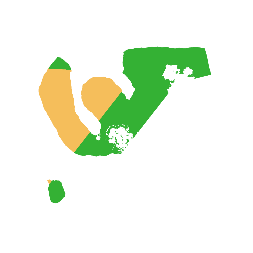 Biome Rust Map: Barren, Size: 2000, Seed: 15412412