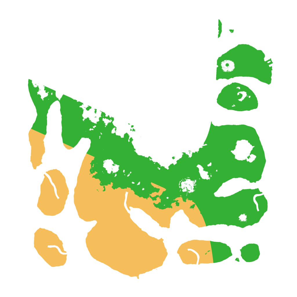 Biome Rust Map: Procedural Map, Size: 3500, Seed: 5323