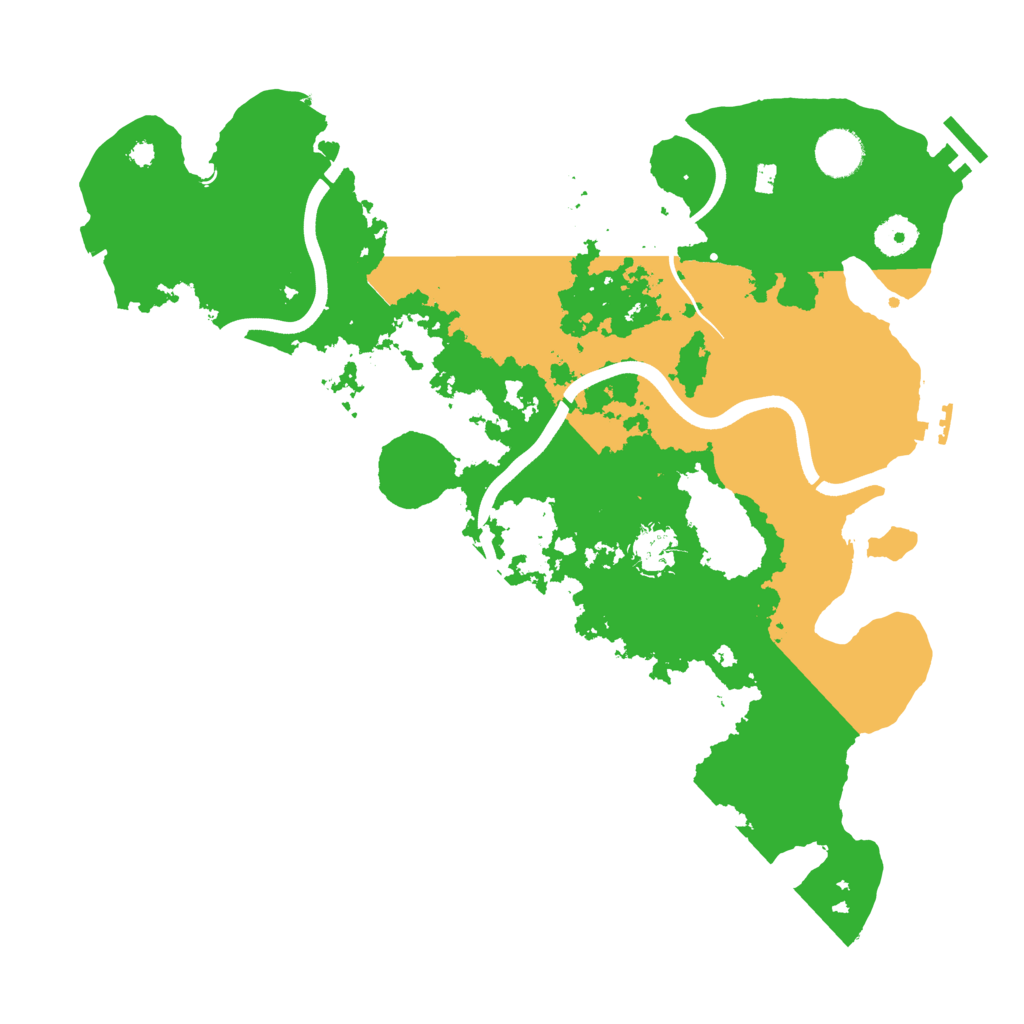 Biome Rust Map: Procedural Map, Size: 3750, Seed: 23609802