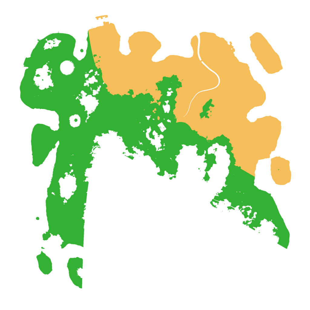 Biome Rust Map: Procedural Map, Size: 3850, Seed: 108882499