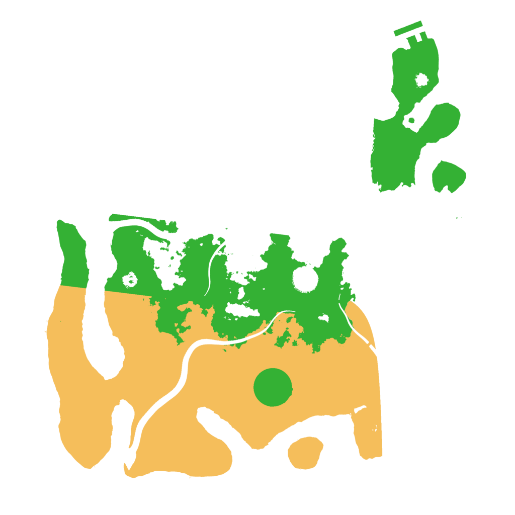 Biome Rust Map: Procedural Map, Size: 3550, Seed: 687464