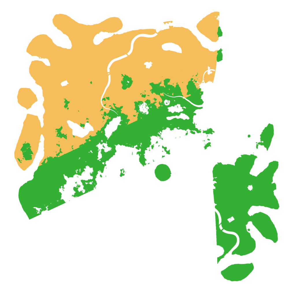 Biome Rust Map: Procedural Map, Size: 5000, Seed: 1073741823