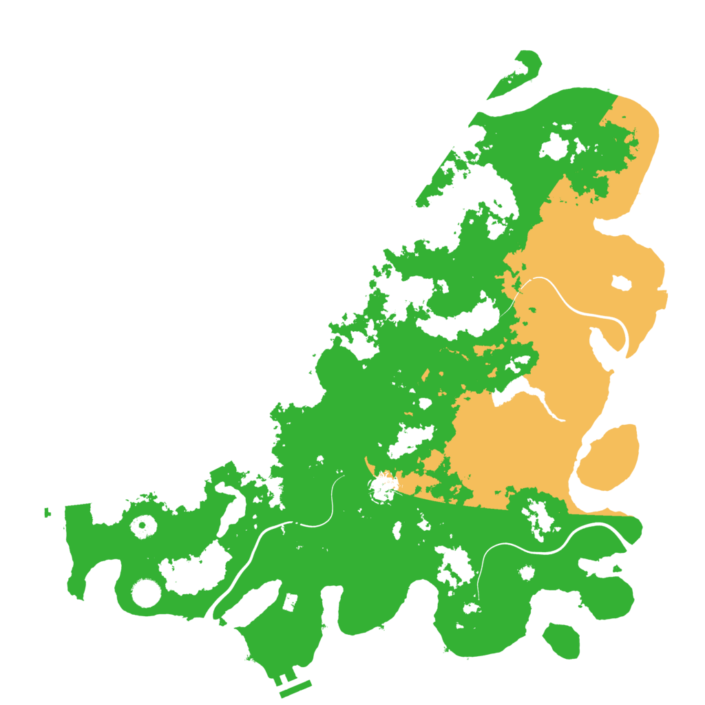 Biome Rust Map: Procedural Map, Size: 4300, Seed: 1458002627
