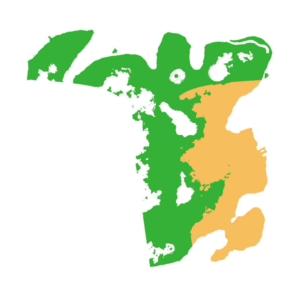 Biome Rust Map: Procedural Map, Size: 3000, Seed: 87463305