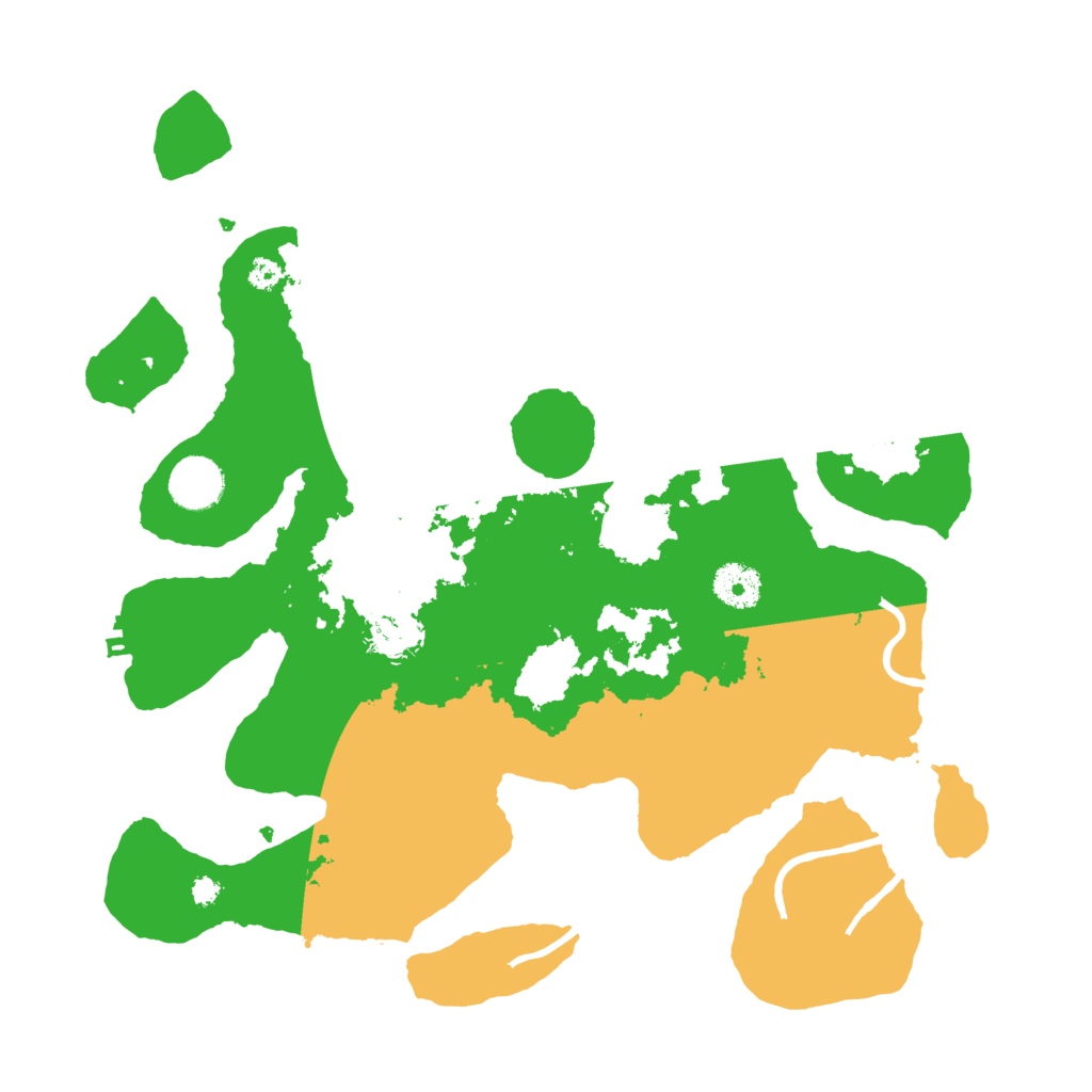 Biome Rust Map: Procedural Map, Size: 3550, Seed: 659788