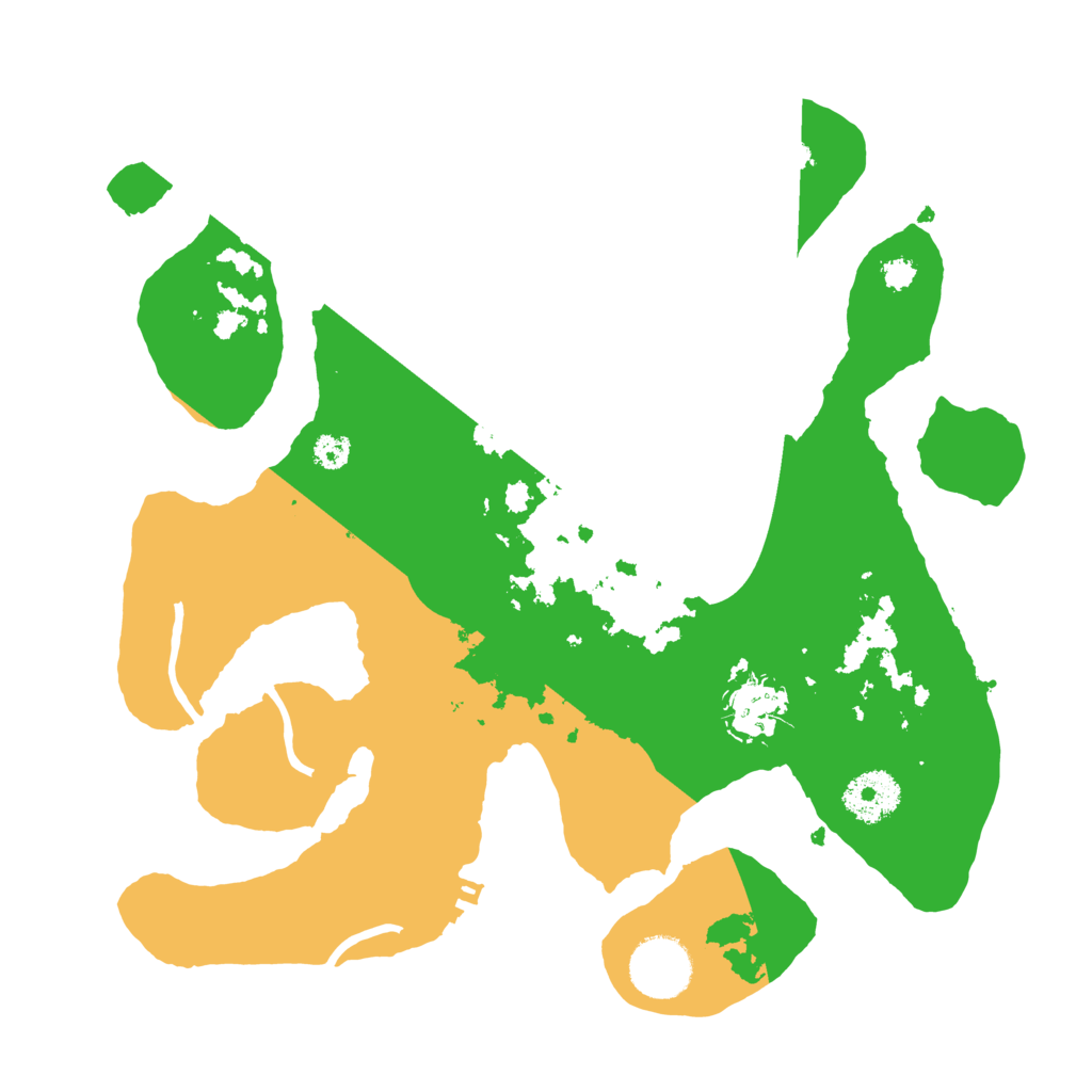 Biome Rust Map: Procedural Map, Size: 3100, Seed: 151502