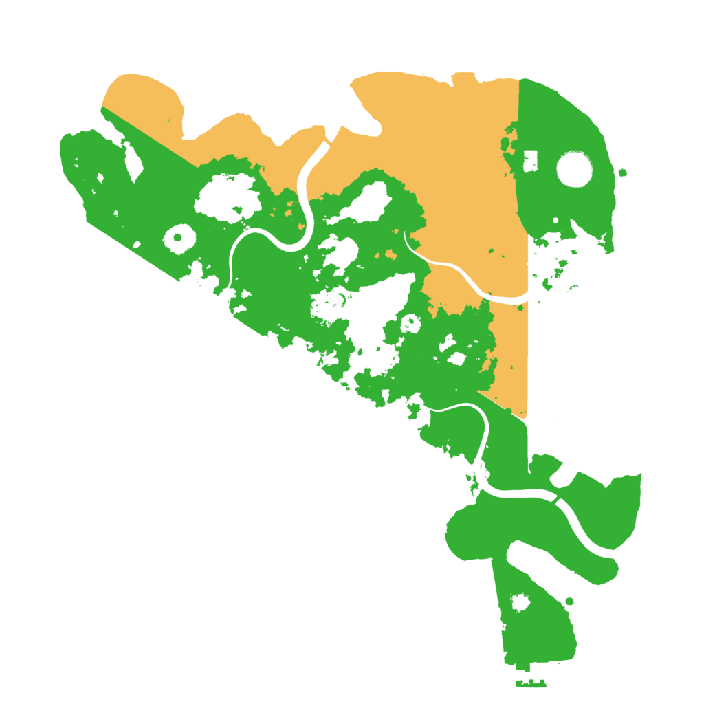 Biome Rust Map: Procedural Map, Size: 3500, Seed: 894484