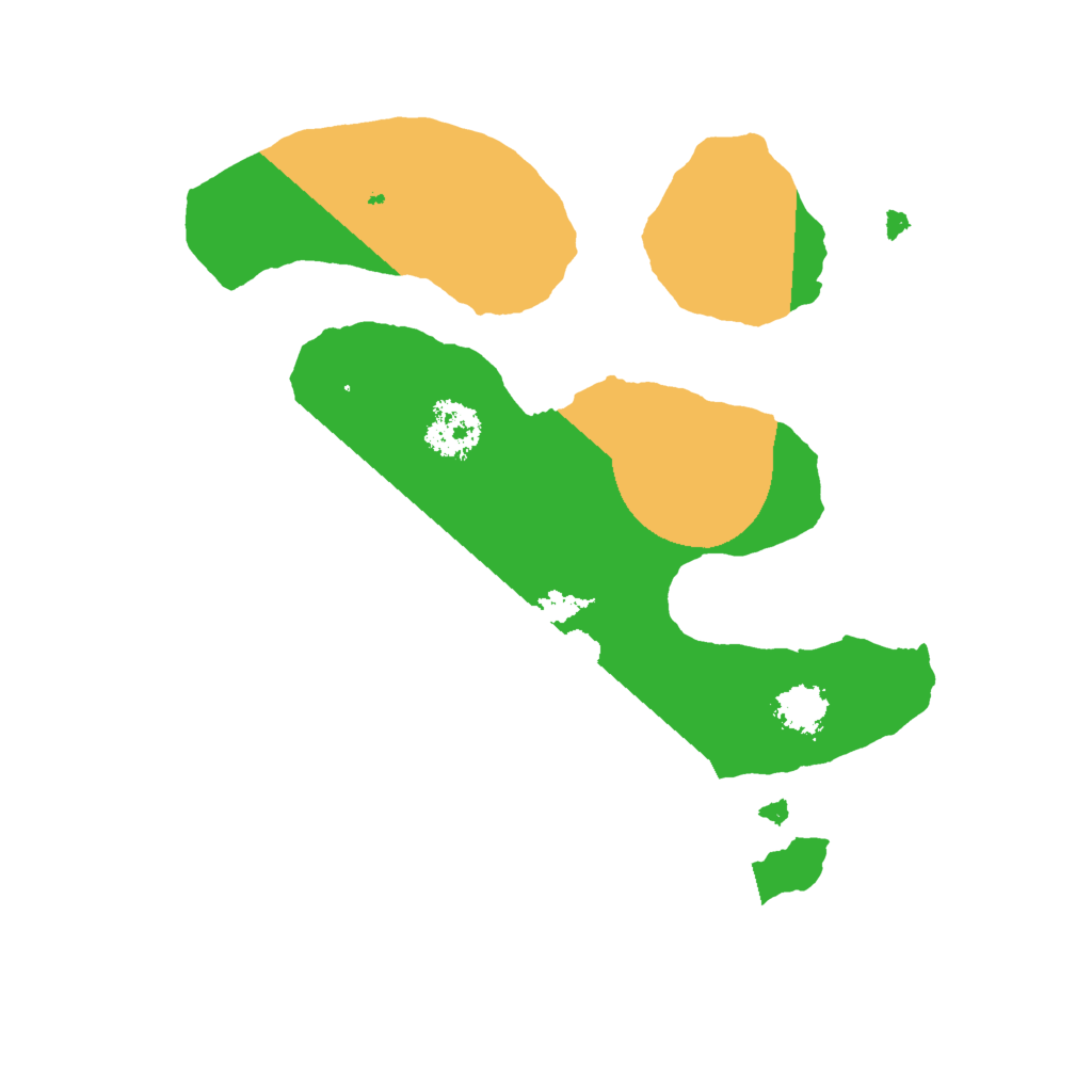 Biome Rust Map: Procedural Map, Size: 2000, Seed: 17656