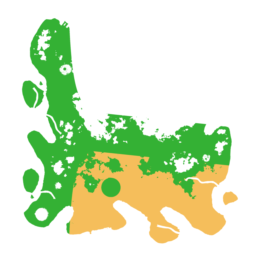 Biome Rust Map: Procedural Map, Size: 3550, Seed: 662912