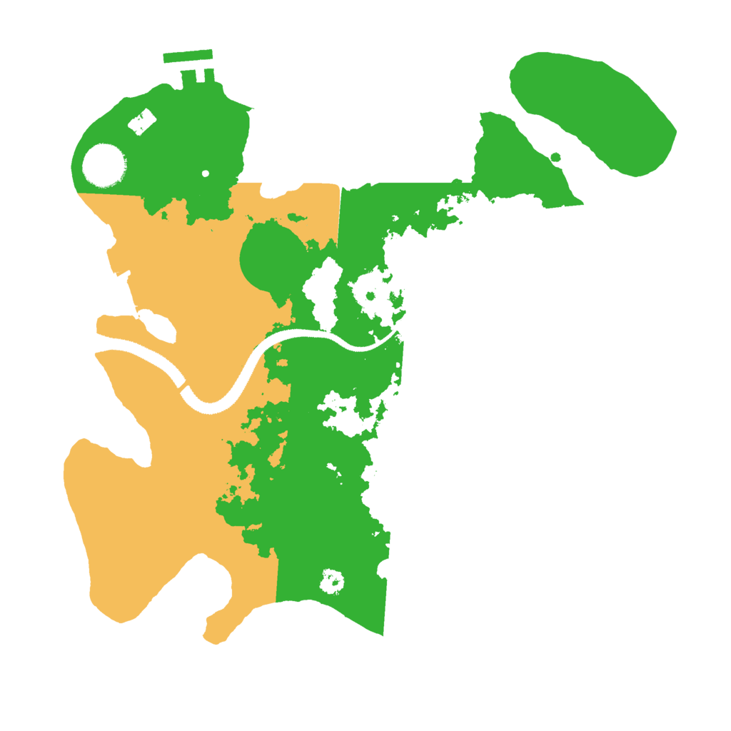 Biome Rust Map: Procedural Map, Size: 3000, Seed: 263494020