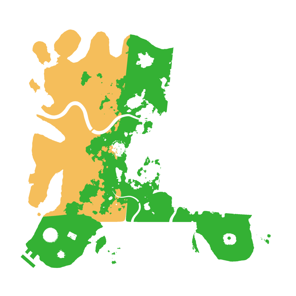Biome Rust Map: Procedural Map, Size: 3550, Seed: 775512