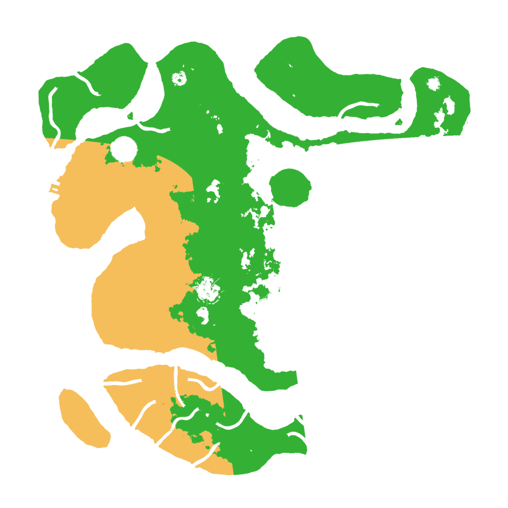 Biome Rust Map: Procedural Map, Size: 3550, Seed: 721588