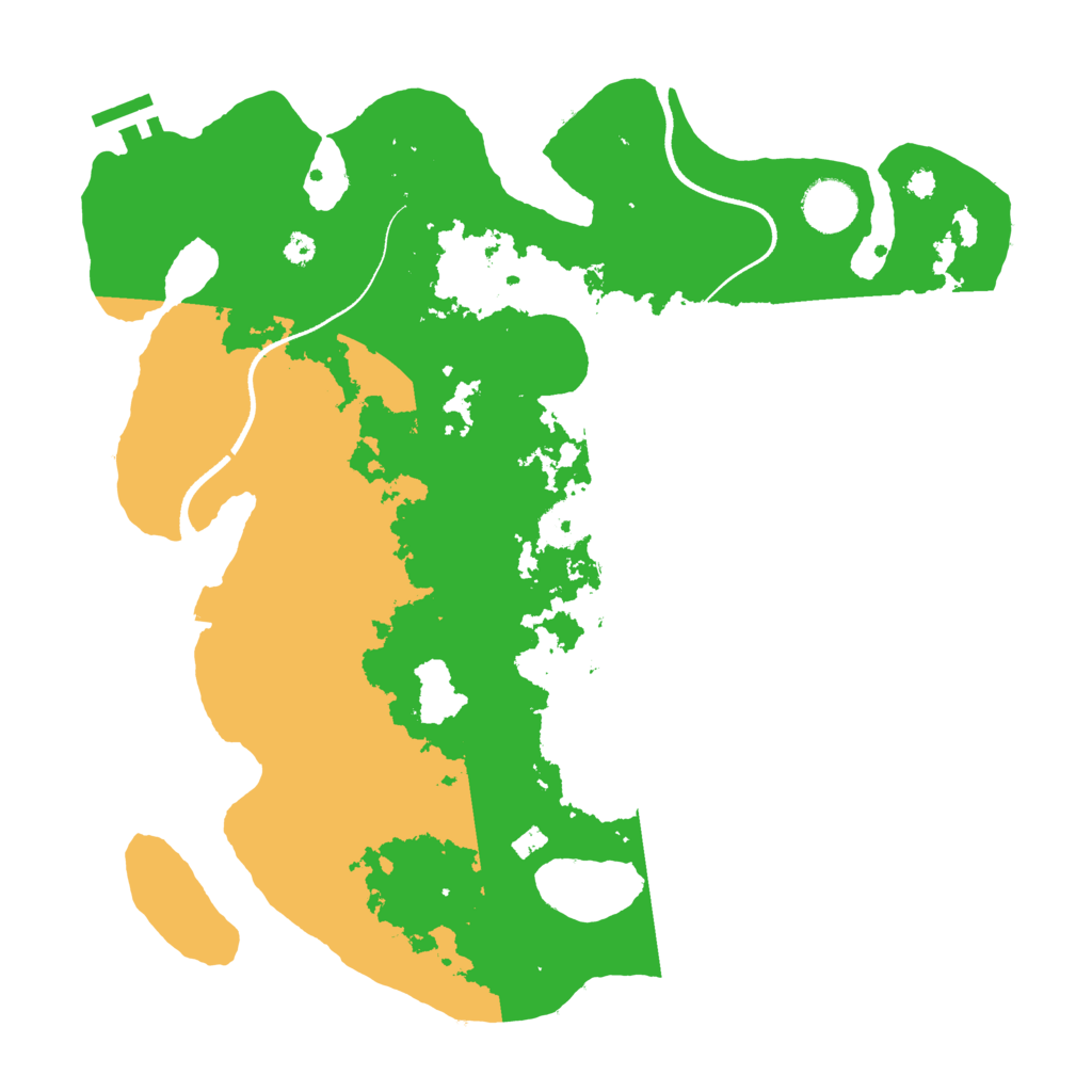 Biome Rust Map: Procedural Map, Size: 3550, Seed: 721588