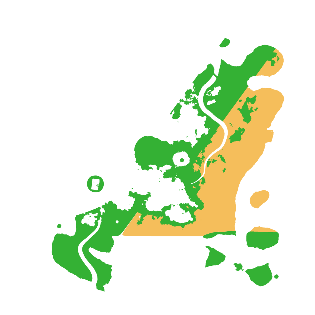 Biome Rust Map: Procedural Map, Size: 3000, Seed: 941360