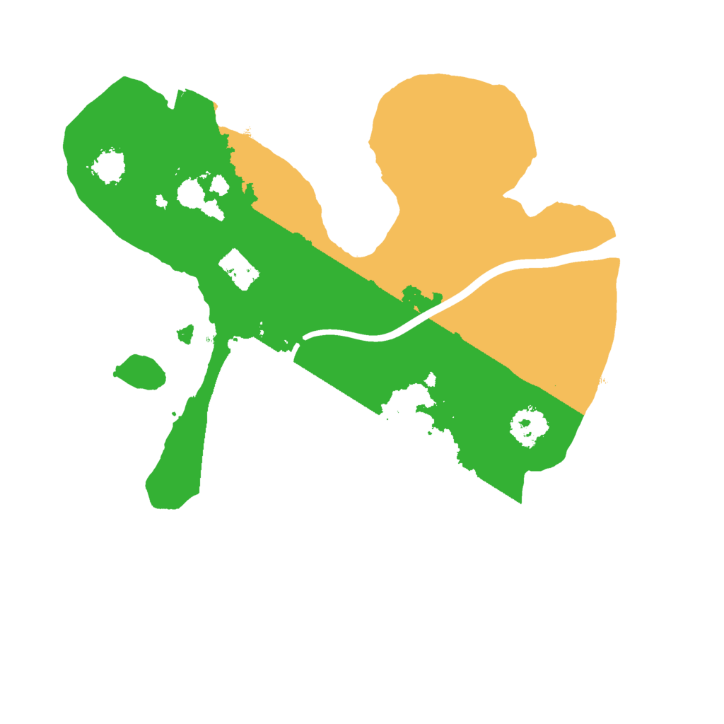 Biome Rust Map: Procedural Map, Size: 2000, Seed: 38187
