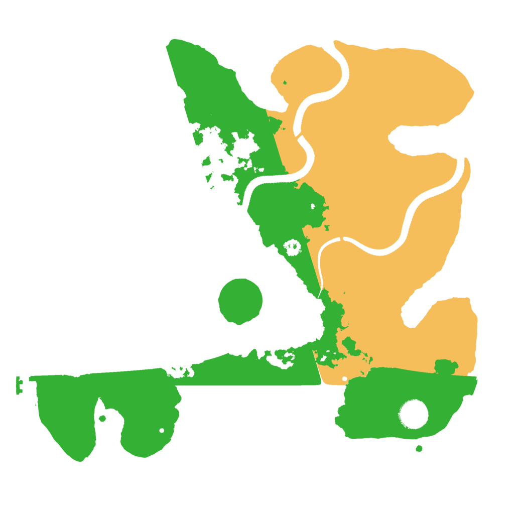 Biome Rust Map: Procedural Map, Size: 3125, Seed: 77740771