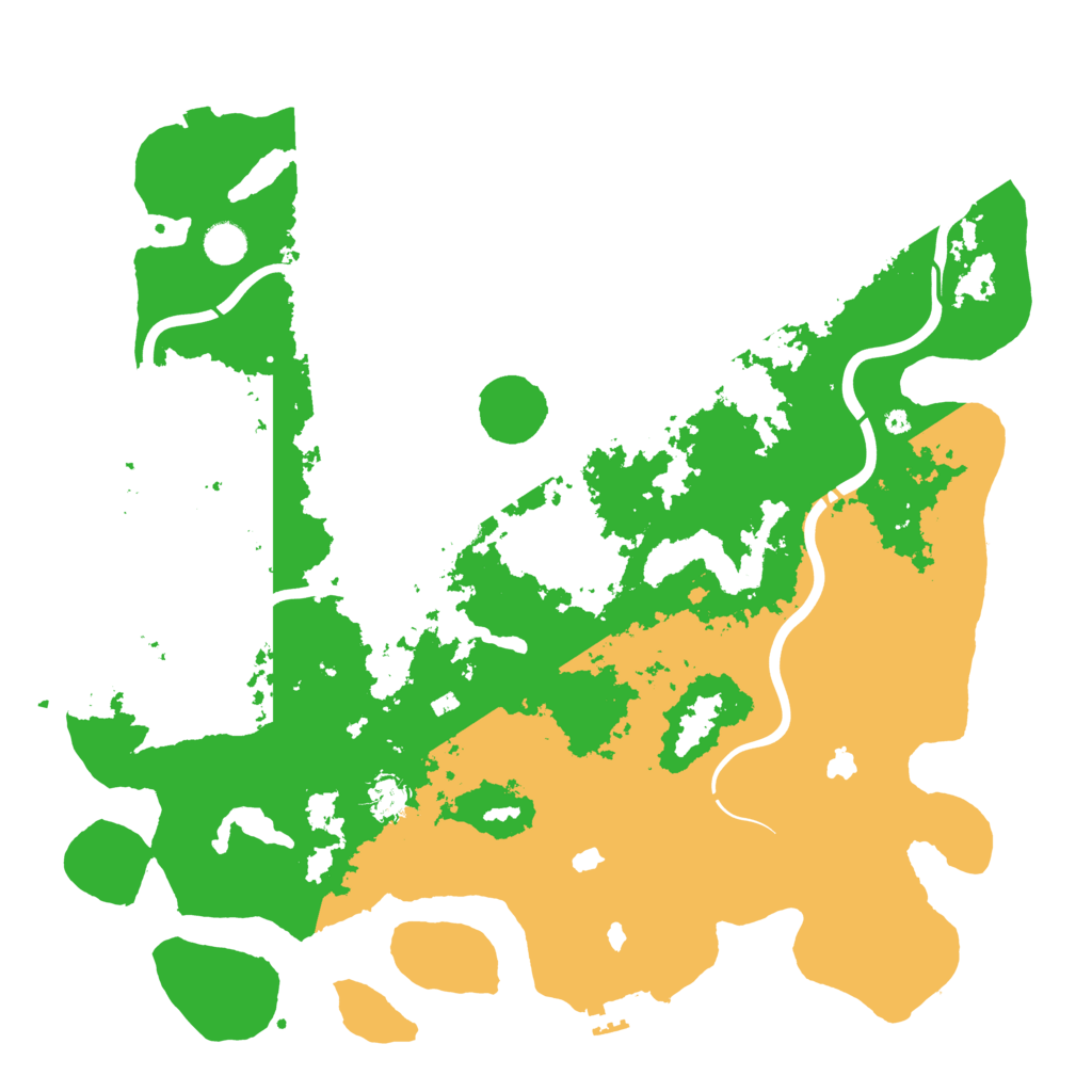Biome Rust Map: Procedural Map, Size: 4500, Seed: 4636