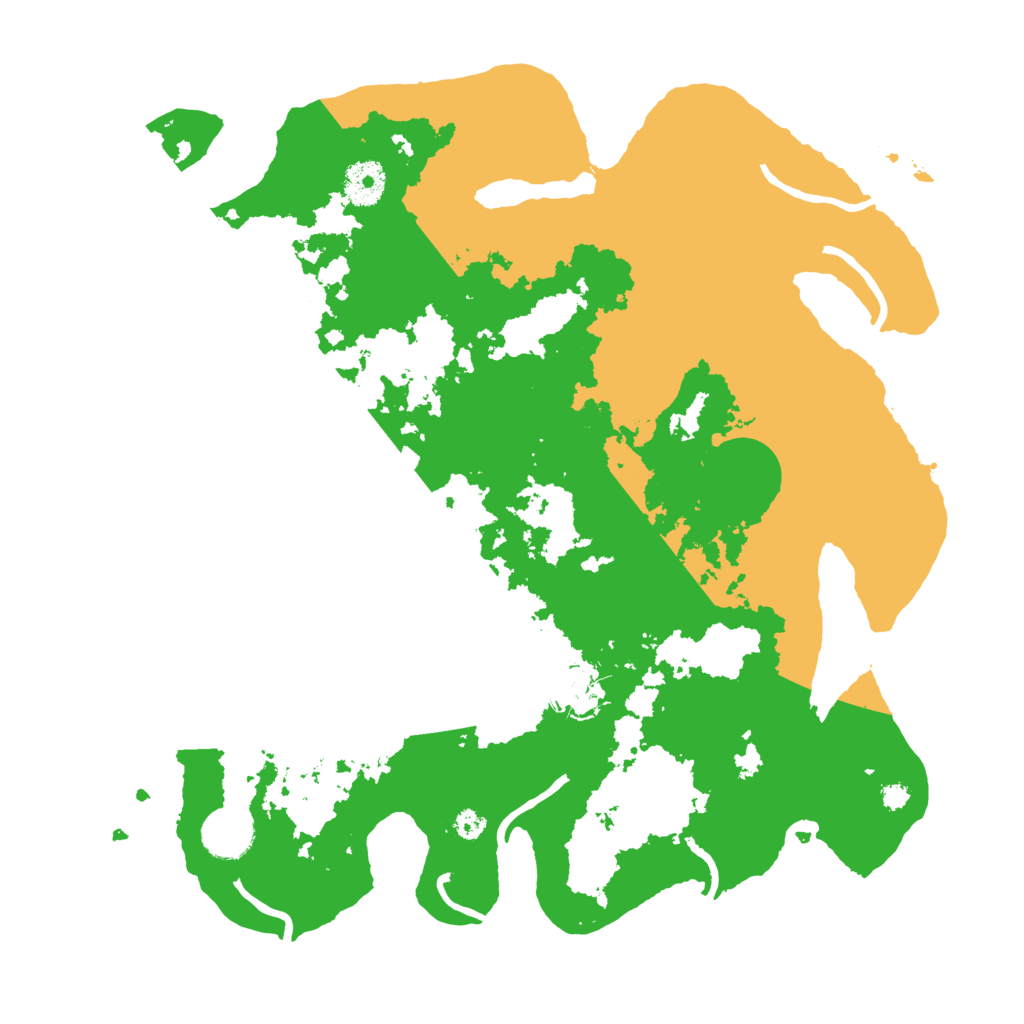 Biome Rust Map: Procedural Map, Size: 3500, Seed: 1921855908