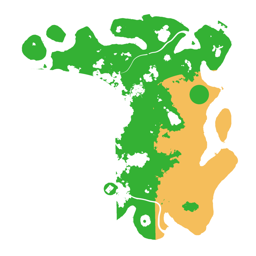 Biome Rust Map: Procedural Map, Size: 3500, Seed: 4585472