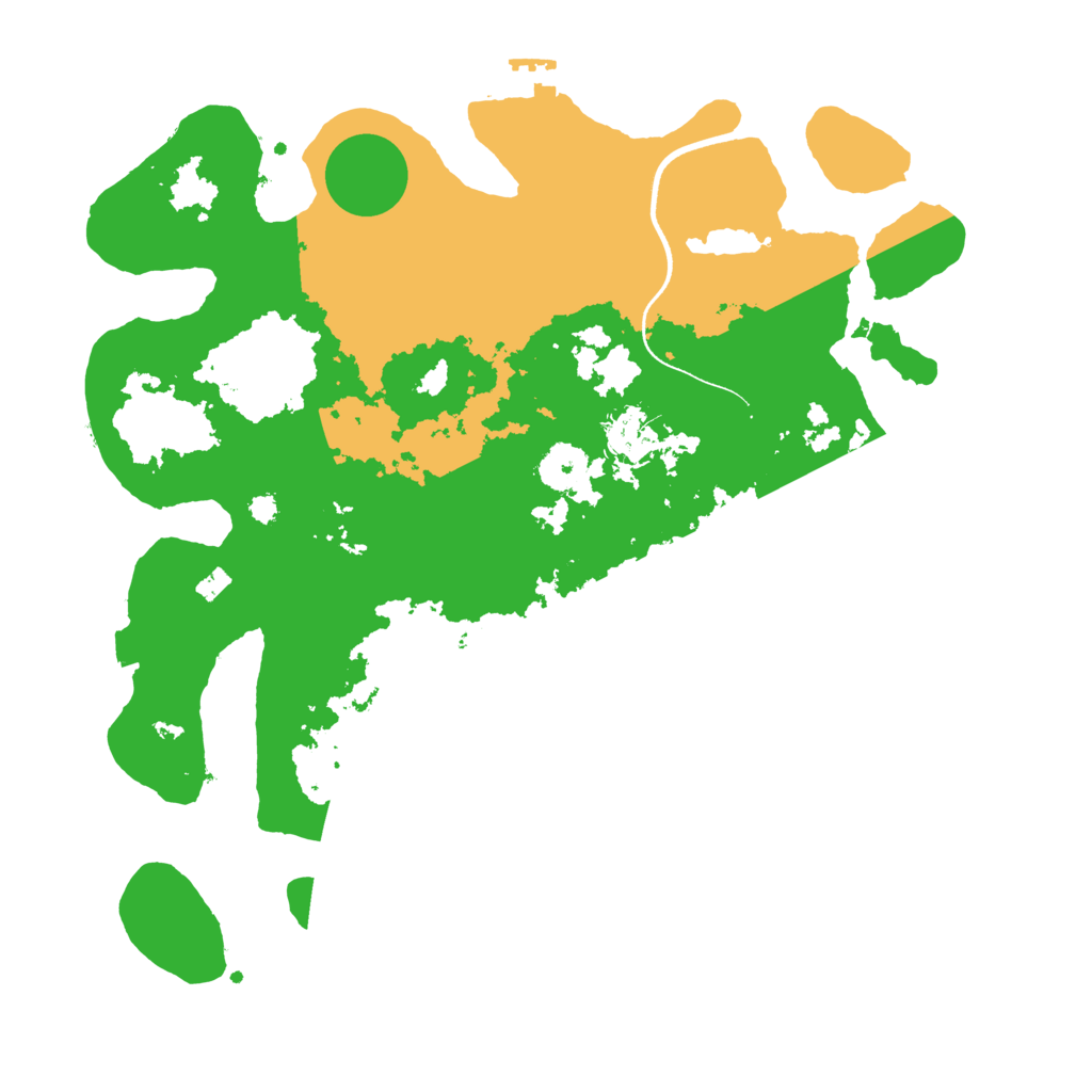 Biome Rust Map: Procedural Map, Size: 3500, Seed: 6251645