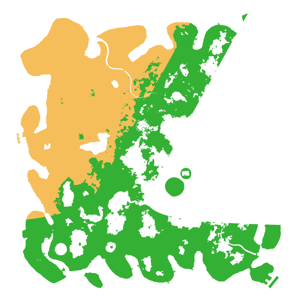 Biome Rust Map: Procedural Map, Size: 4500, Seed: 4383527