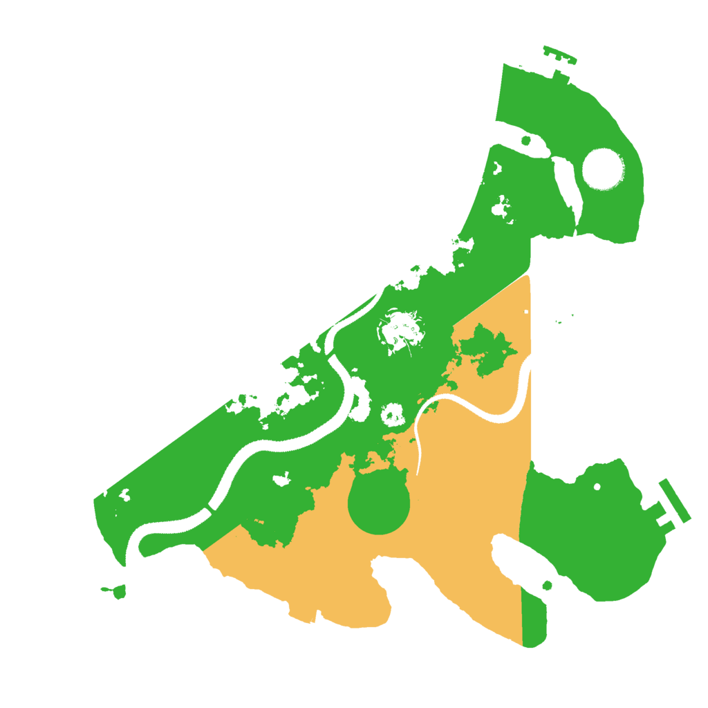 Biome Rust Map: Procedural Map, Size: 3000, Seed: 375328895