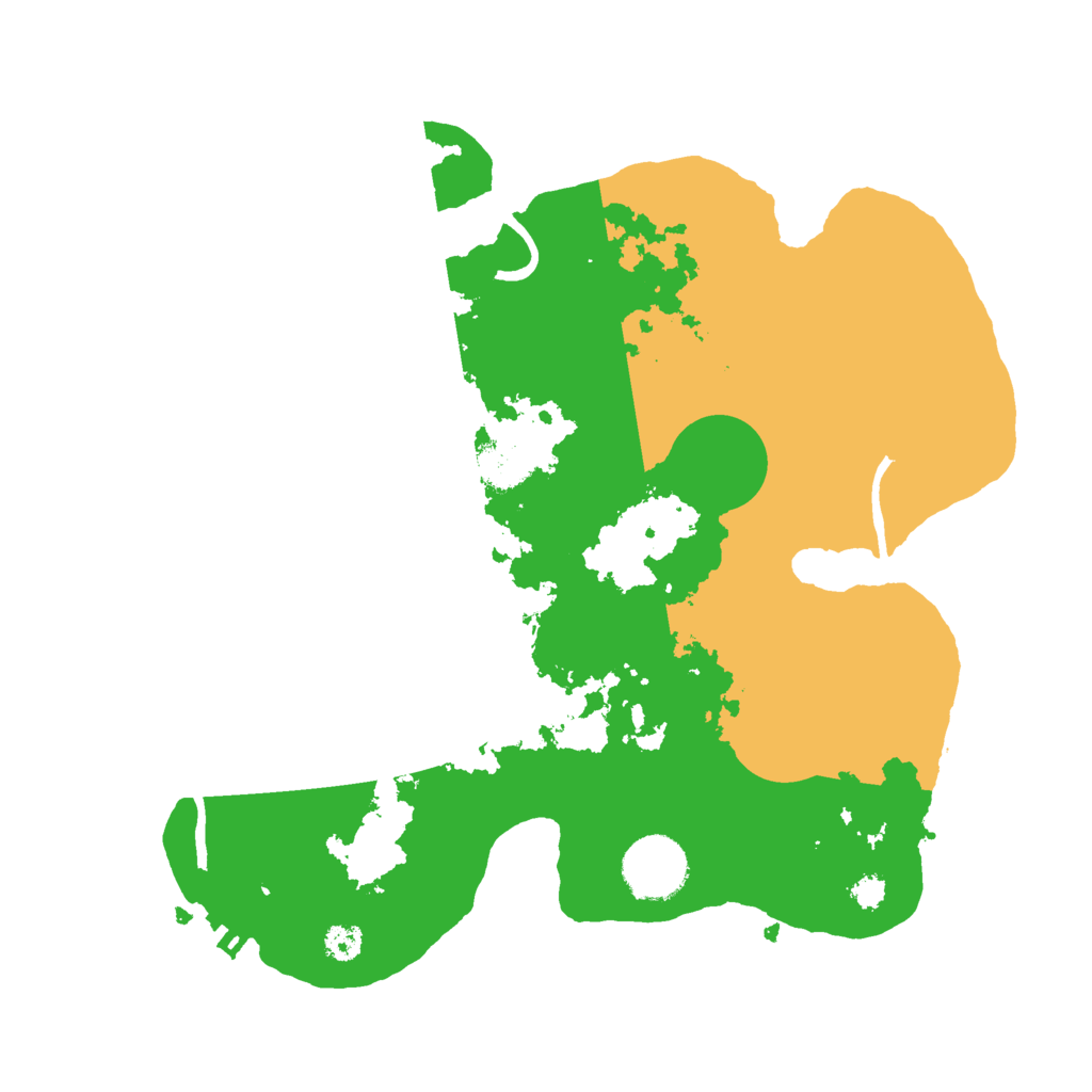 Biome Rust Map: Procedural Map, Size: 3000, Seed: 746505