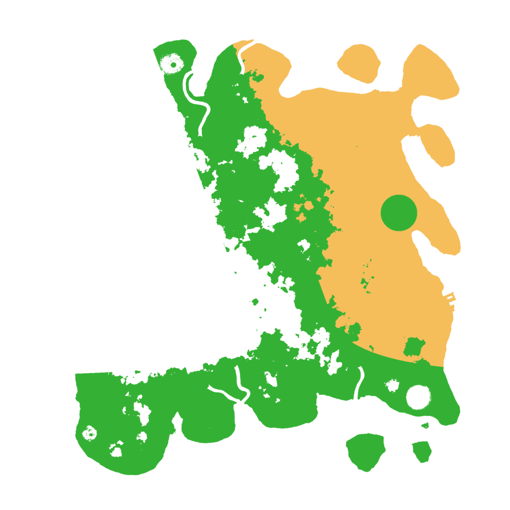 Biome Rust Map: Procedural Map, Size: 3700, Seed: 276647758