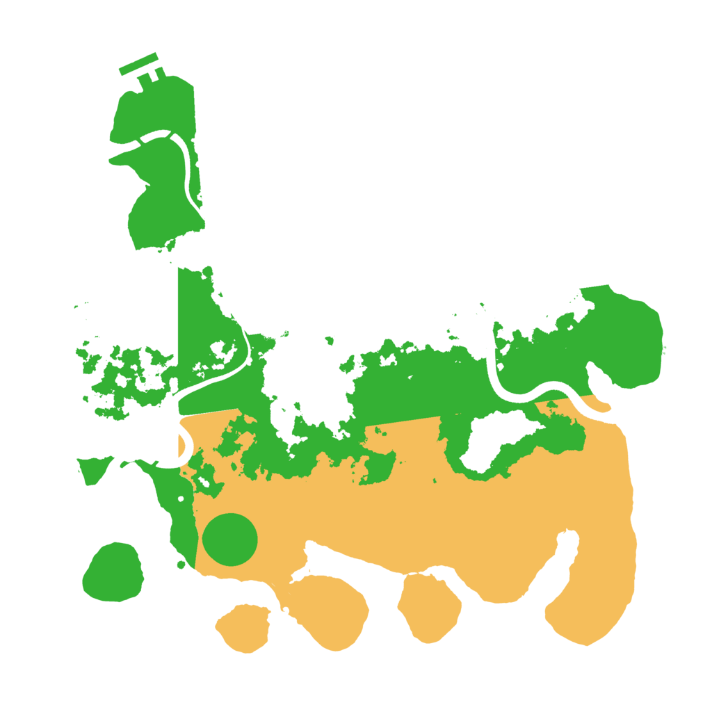 Biome Rust Map: Procedural Map, Size: 3550, Seed: 986528