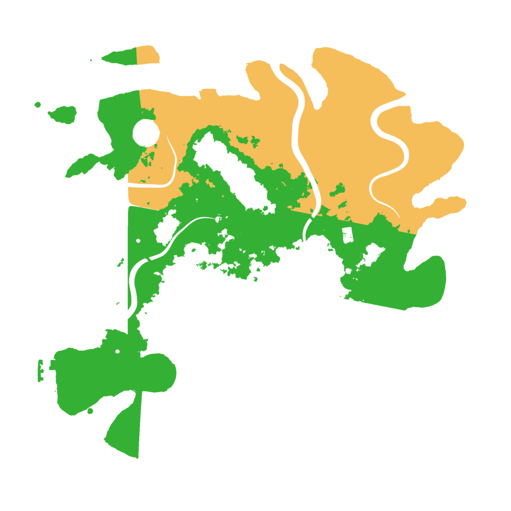 Biome Rust Map: Procedural Map, Size: 3500, Seed: 909431947