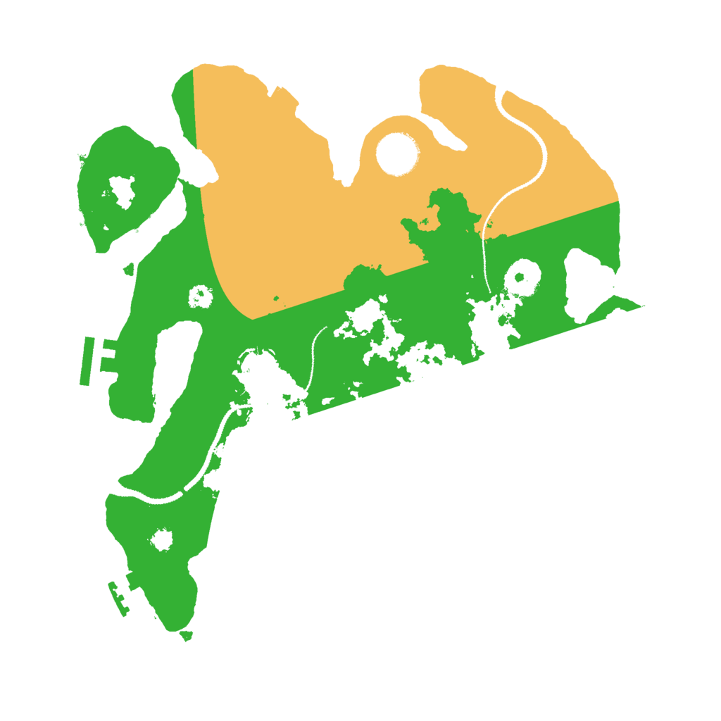 Biome Rust Map: Procedural Map, Size: 3000, Seed: 32419