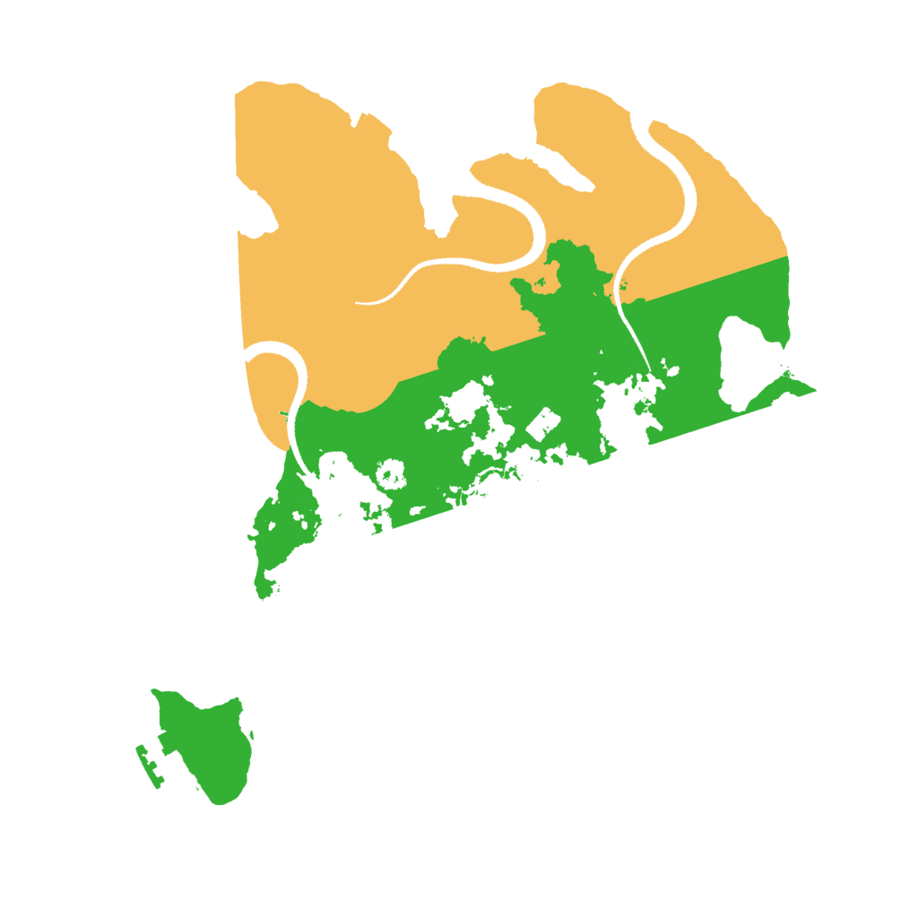 Biome Rust Map: Procedural Map, Size: 3000, Seed: 32419