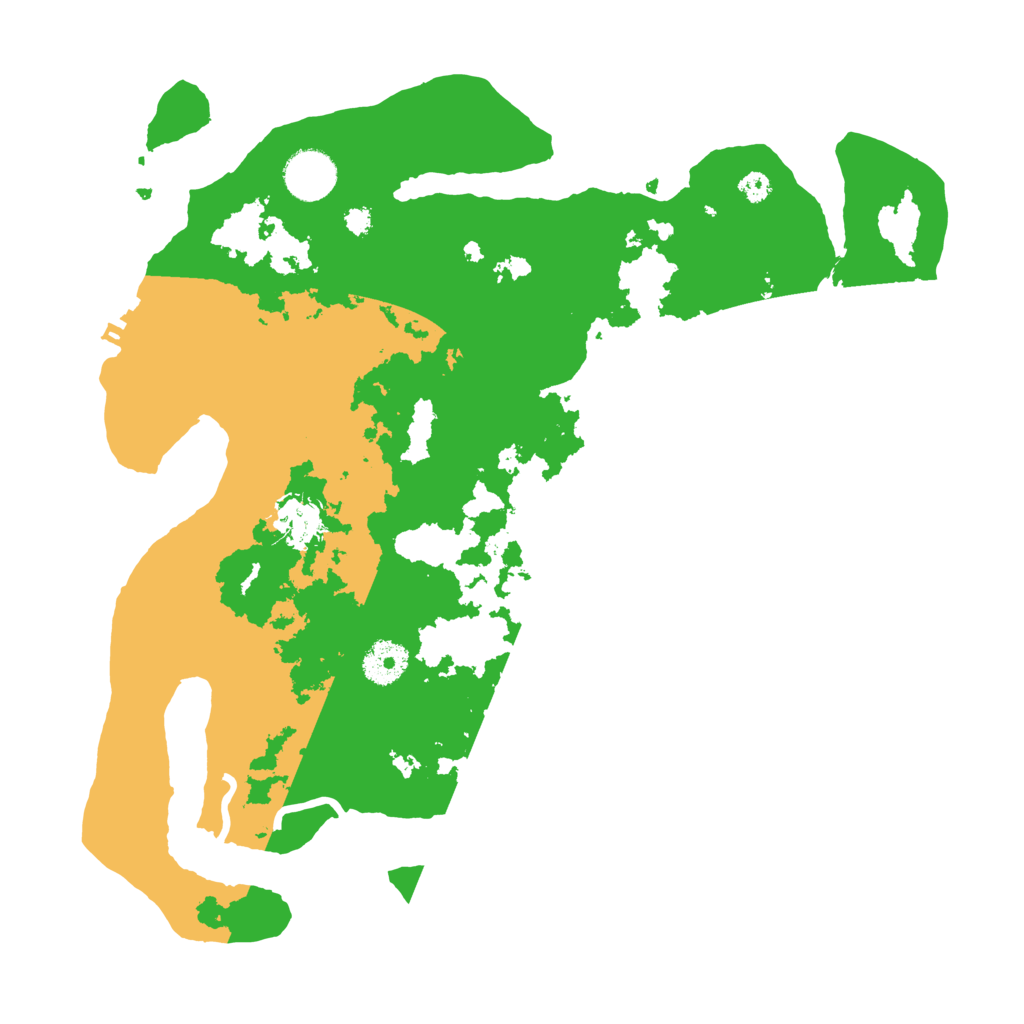 Biome Rust Map: Procedural Map, Size: 3500, Seed: 1472363