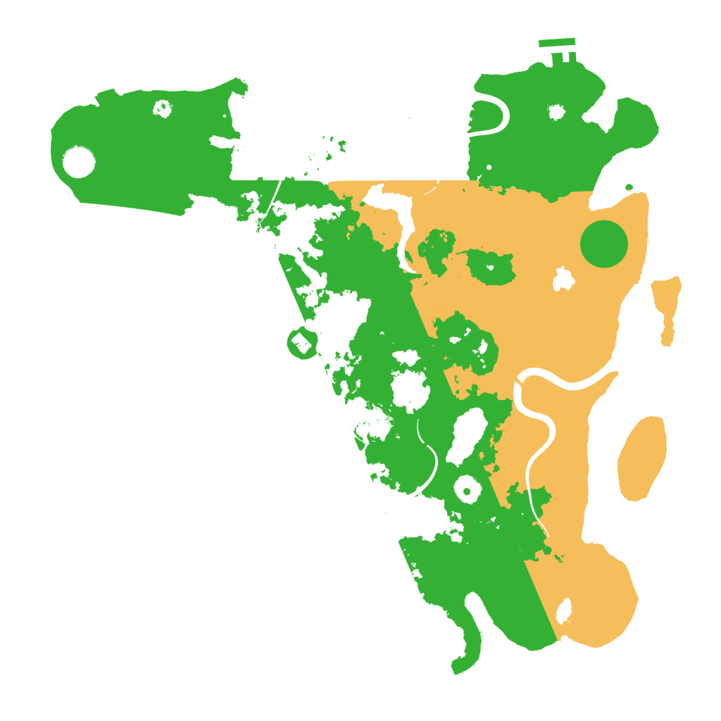 Biome Rust Map: Procedural Map, Size: 4000, Seed: 210702499