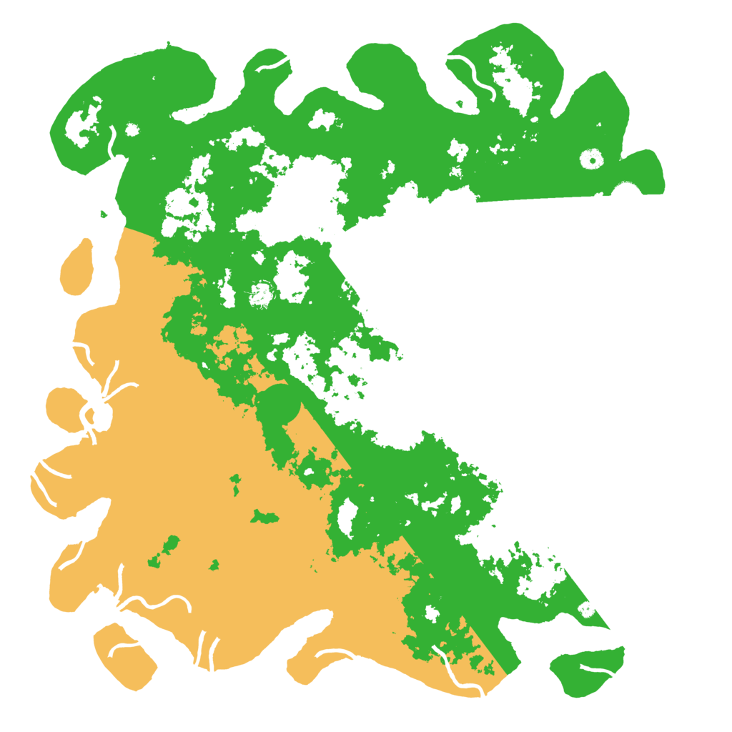 Biome Rust Map: Procedural Map, Size: 5000, Seed: 1111