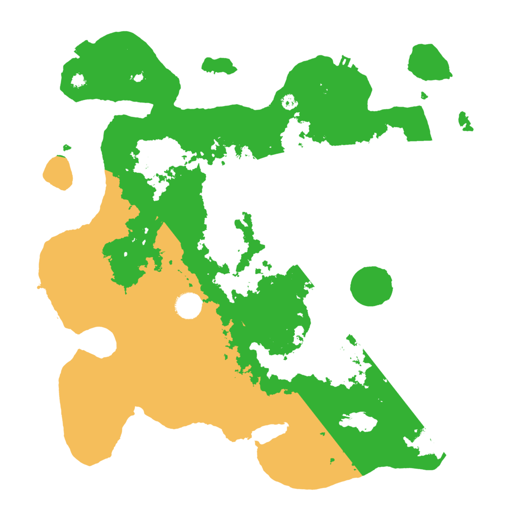 Biome Rust Map: Procedural Map, Size: 3500, Seed: 2292841