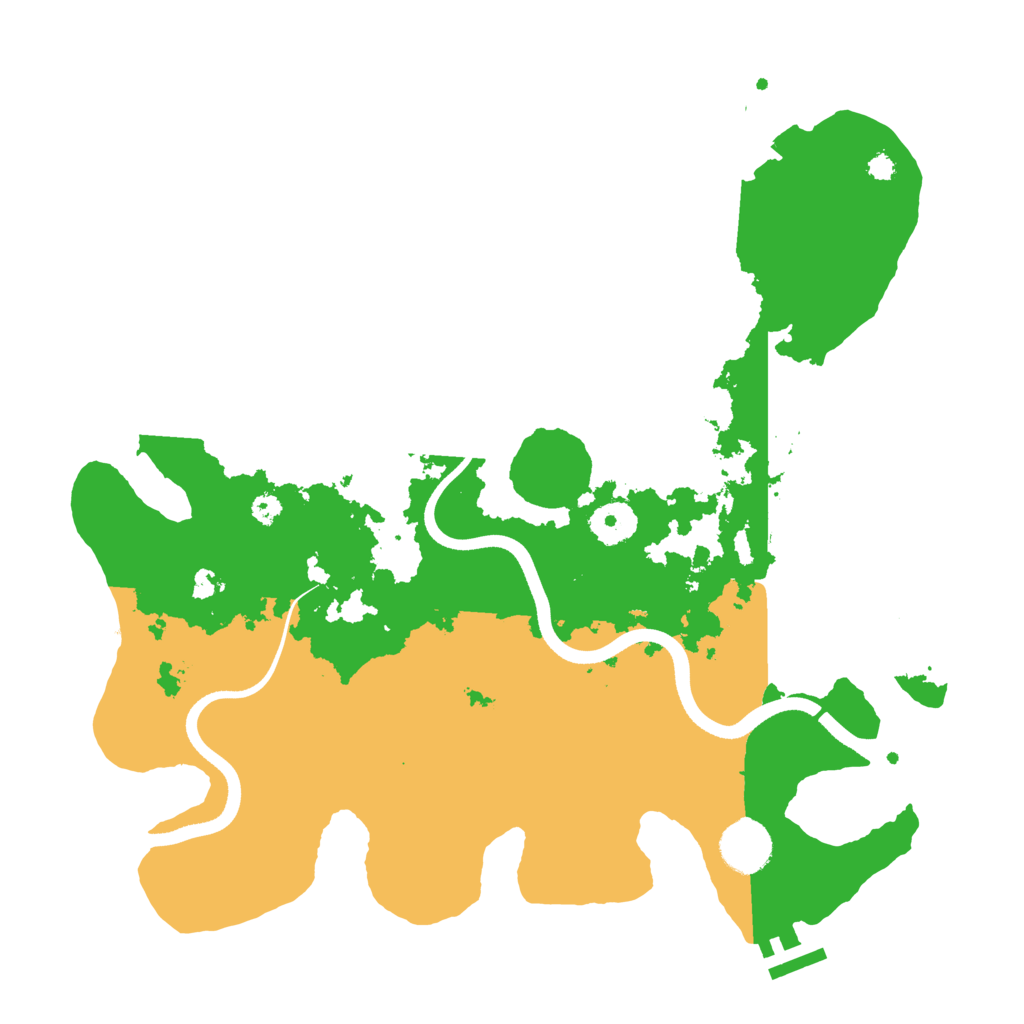 Biome Rust Map: Procedural Map, Size: 3500, Seed: 962146262