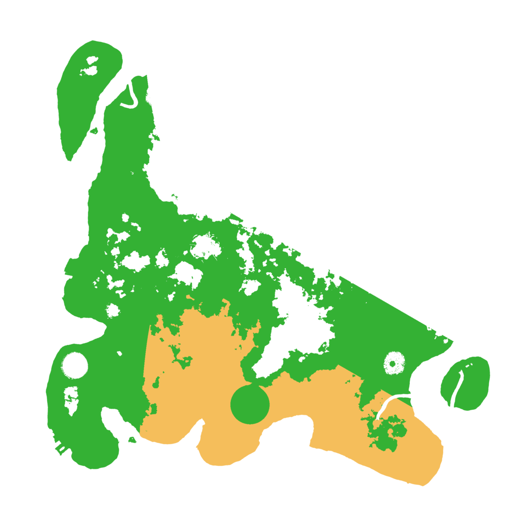 Biome Rust Map: Procedural Map, Size: 3500, Seed: 2816401