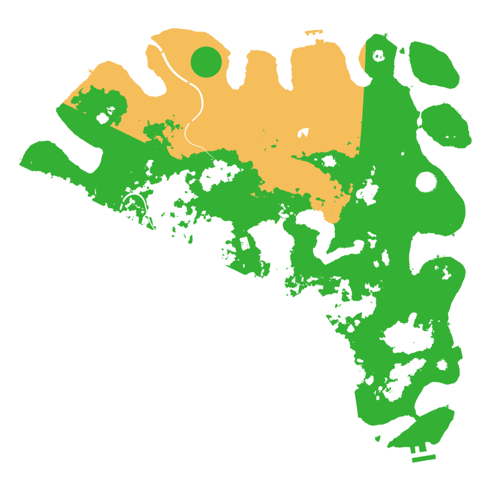 Biome Rust Map: Procedural Map, Size: 4250, Seed: 671825243