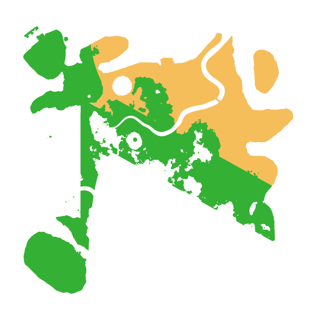 Biome Rust Map: Procedural Map, Size: 3000, Seed: 24336