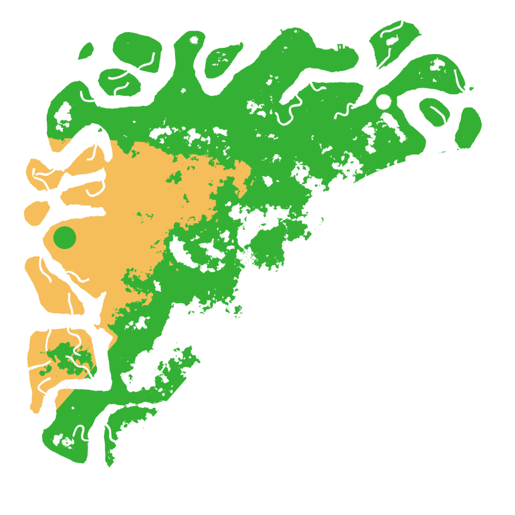 Biome Rust Map: Procedural Map, Size: 6000, Seed: 116460768