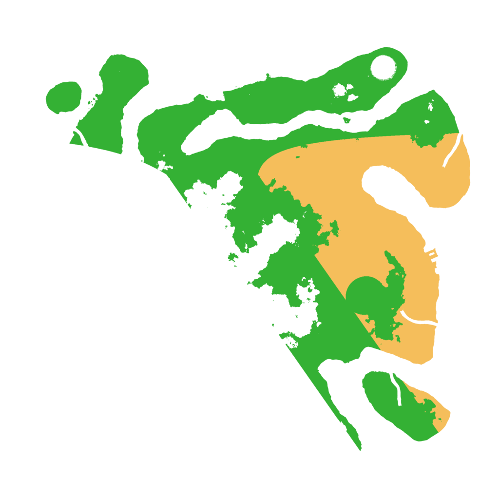 Biome Rust Map: Procedural Map, Size: 3550, Seed: 703766