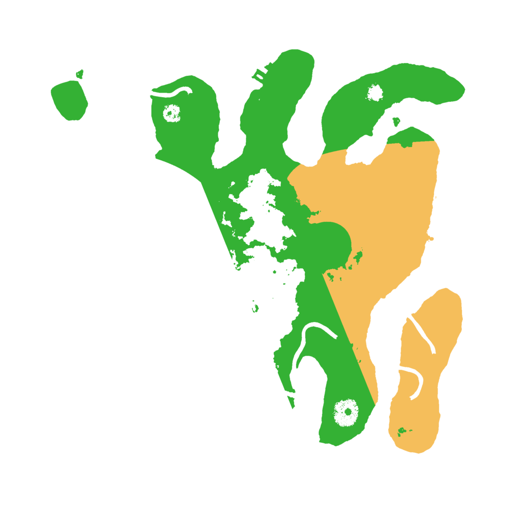 Biome Rust Map: Procedural Map, Size: 3000, Seed: 478800