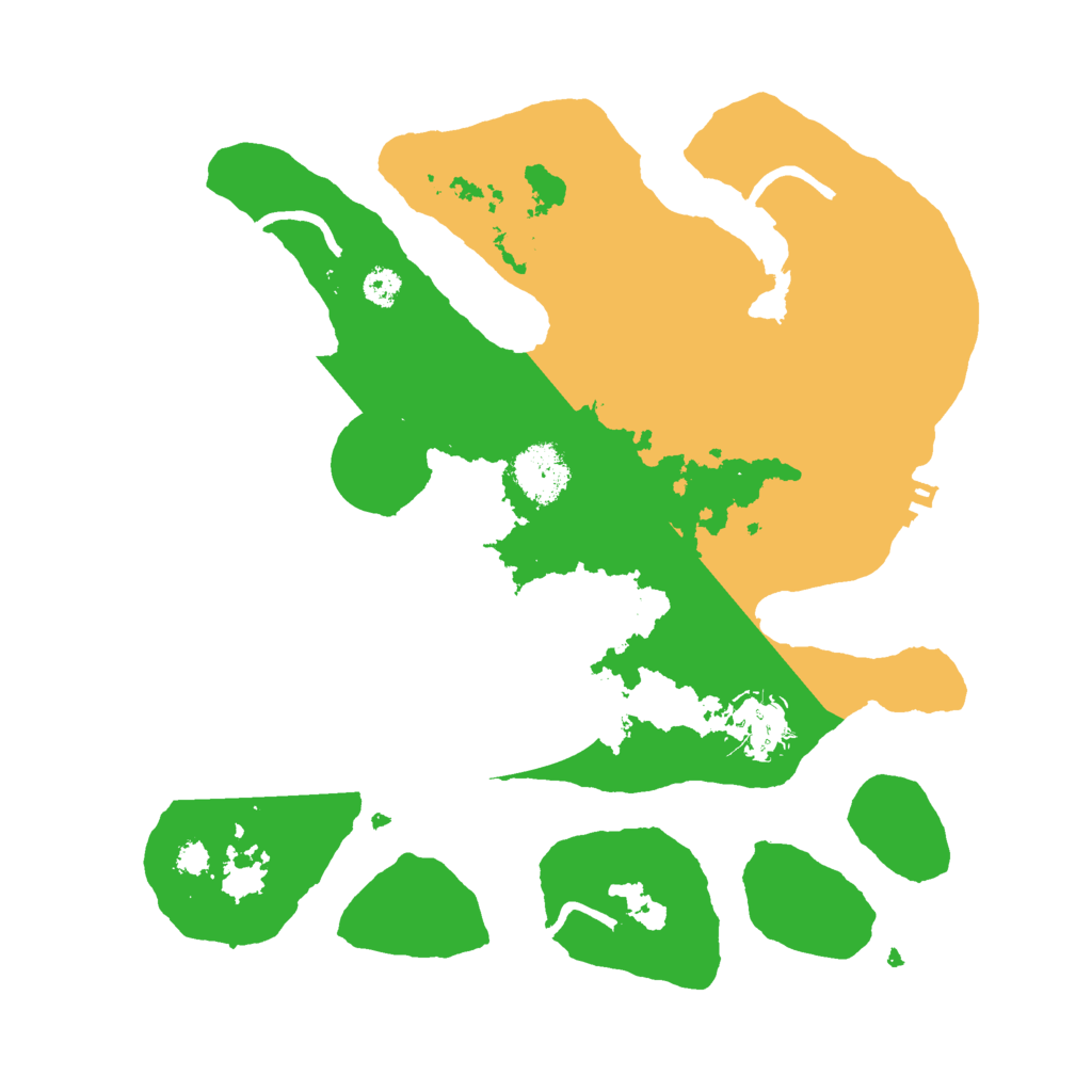 Biome Rust Map: Procedural Map, Size: 3000, Seed: 1201273395