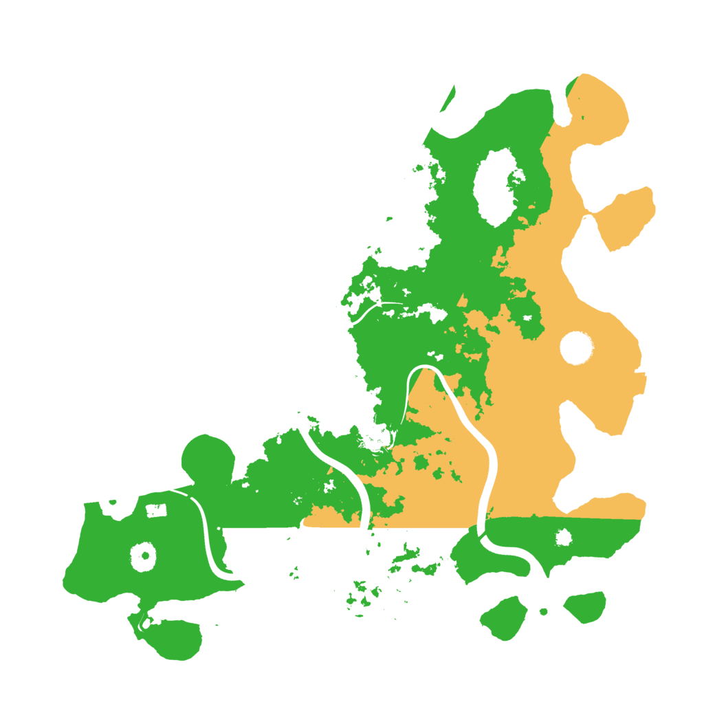 Biome Rust Map: Procedural Map, Size: 3750, Seed: 35895
