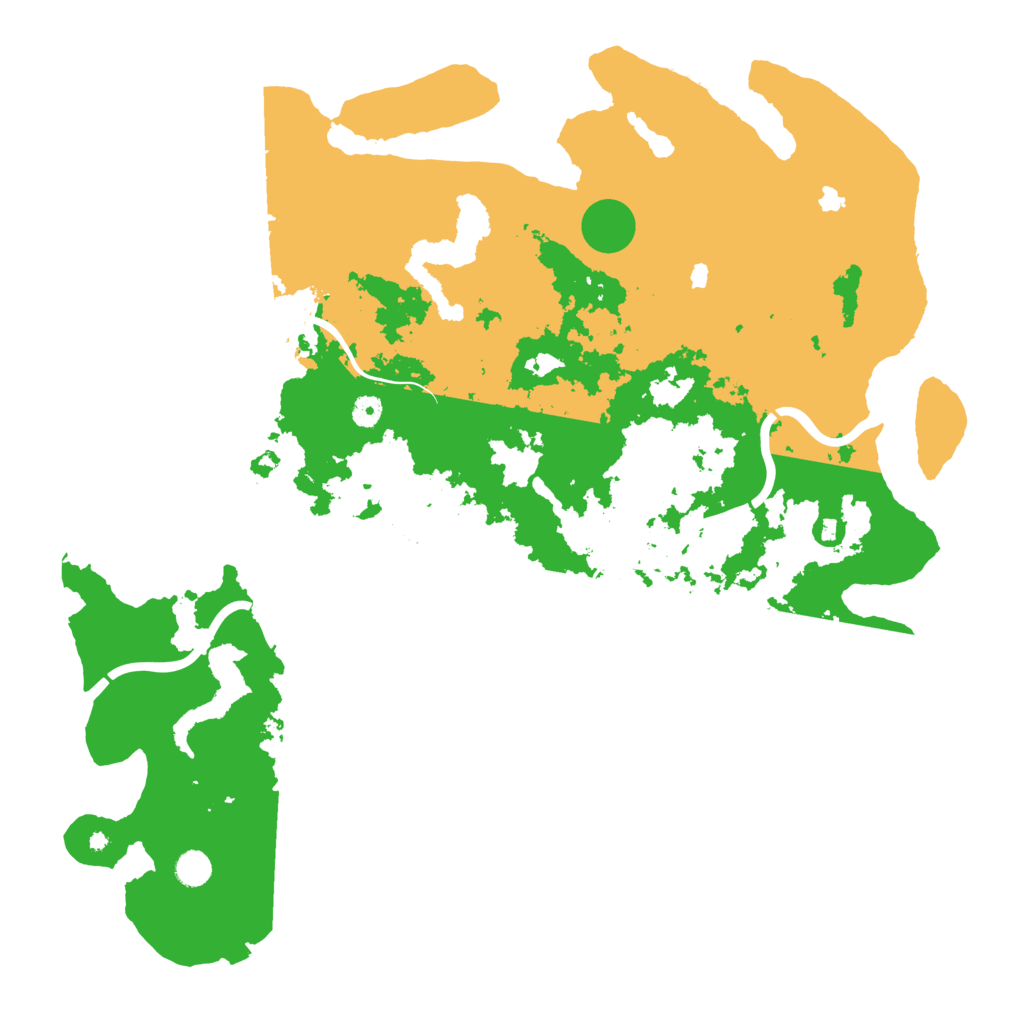 Biome Rust Map: Procedural Map, Size: 5000, Seed: 112250505