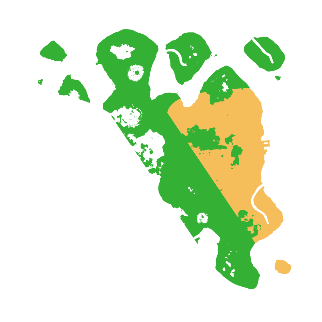 Biome Rust Map: Procedural Map, Size: 3000, Seed: 1282984074