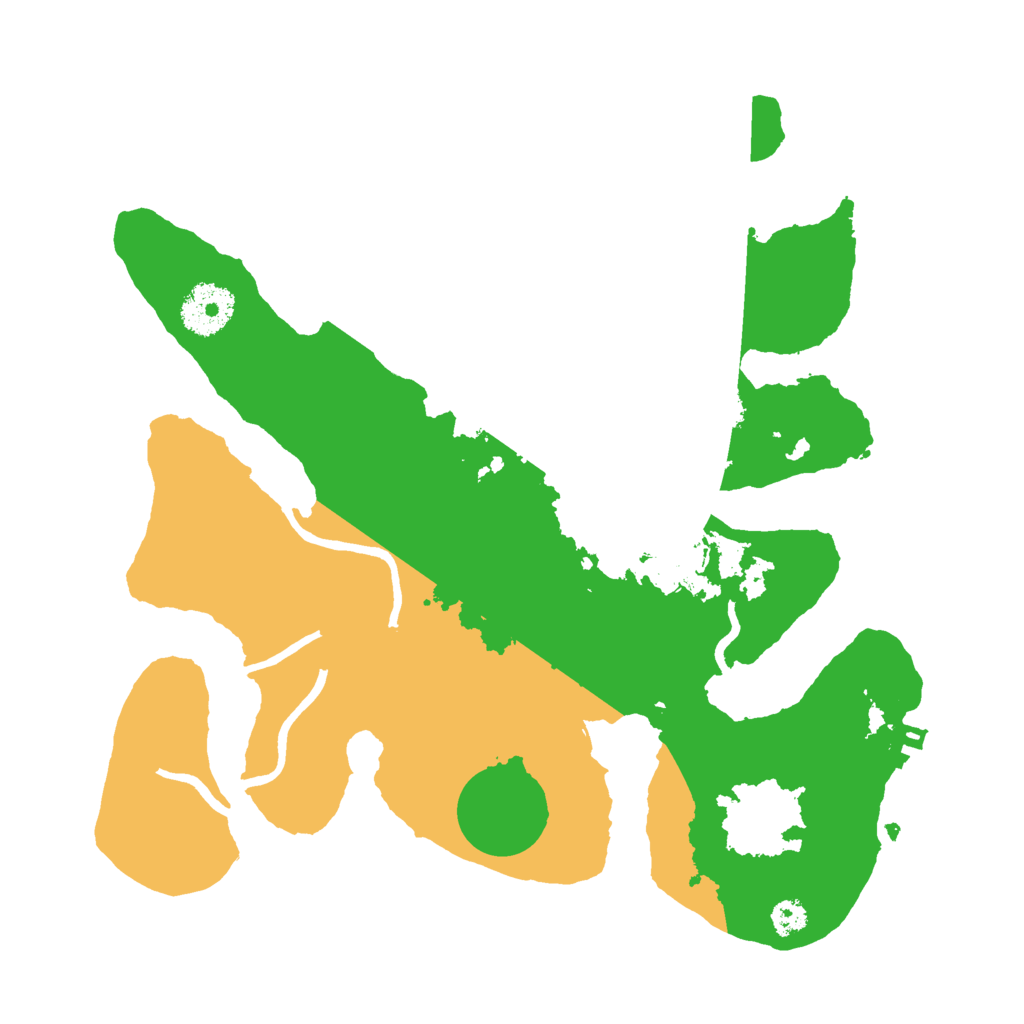 Biome Rust Map: Procedural Map, Size: 3000, Seed: 284892