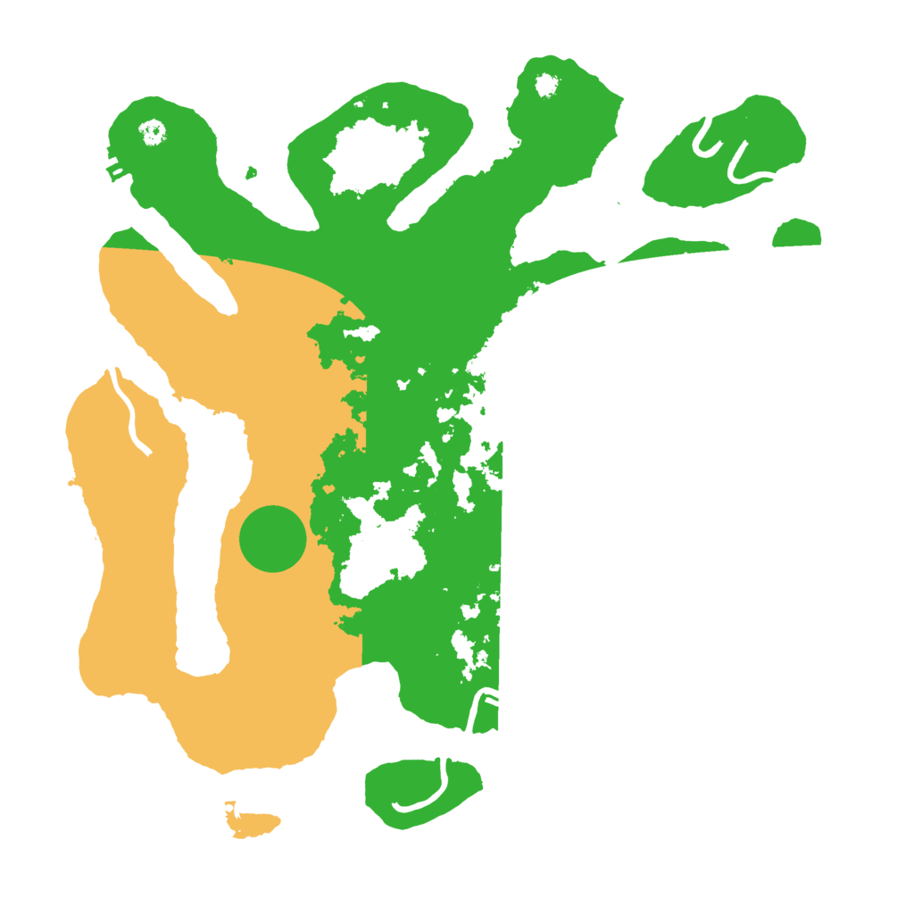 Biome Rust Map: Procedural Map, Size: 3600, Seed: 17588437